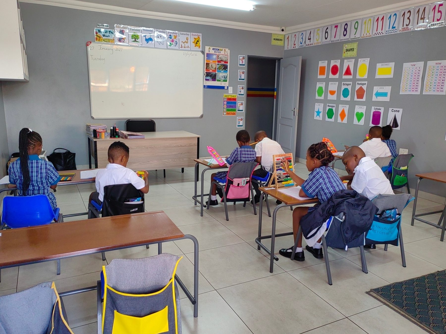 St Patrick's Primary School classroom
