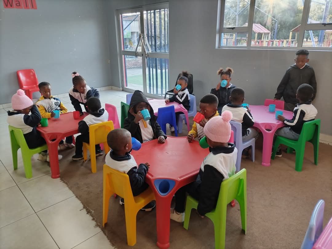 Mini Miracles Academy learners during mealtime