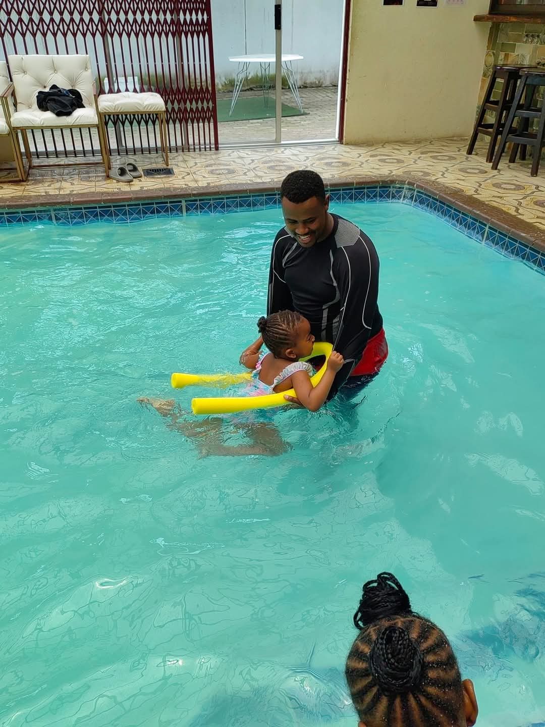 Mini Miracles learner during a swimming lesson